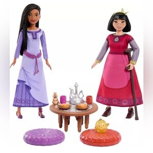 Disney Wish Toys Best Friends Tea Time Playset with Asha & Dahlia of Rosas Dolls